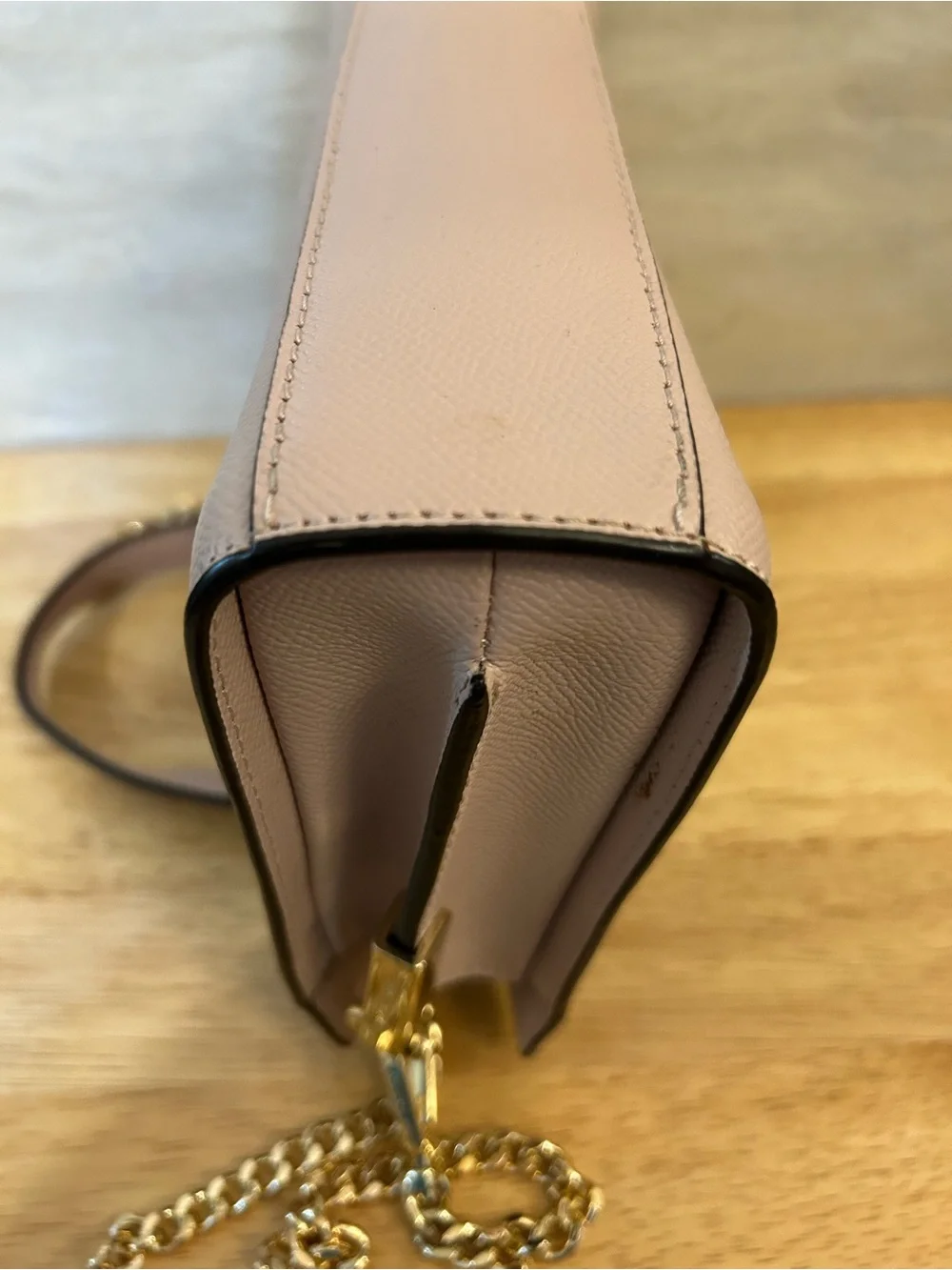 Michael Kors Mott Leather Convertible Pink Crossbody Shoulder Bag